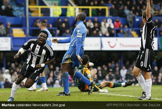 Oba Martins back in his scoring habbits Oba Martins back in his scoring habbits