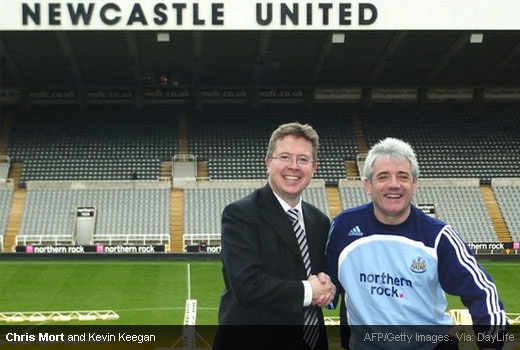 Chris Mort and Kevin Keegan