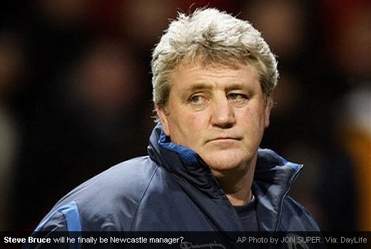 Steve Bruce has been linked for the third times as the next Newcastle United manager