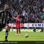 Peter Lovenkrands was in the right spirit in an incredible atmosphere