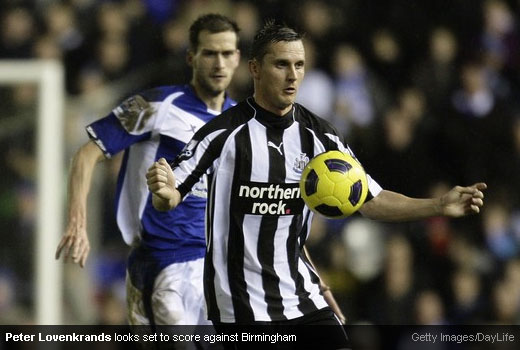 Peter Lovenkrands, this week’s forward pairing with Ameobi