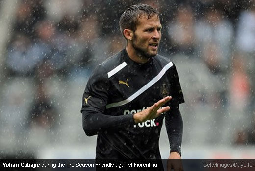 Yohan Cabaye during the Pre Season Friendly against Fiorentina [Magpies Zone/GettyImages/DayLife]