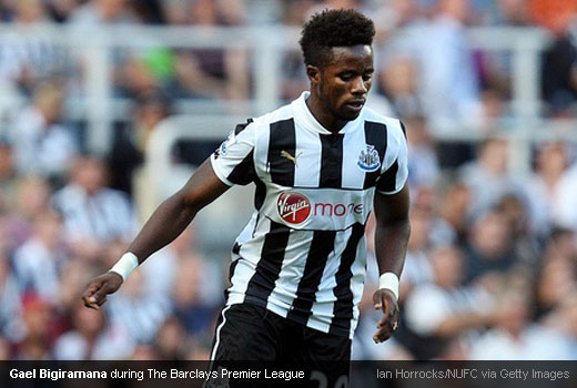 Gael Bigiramana during The Barclays Premier League