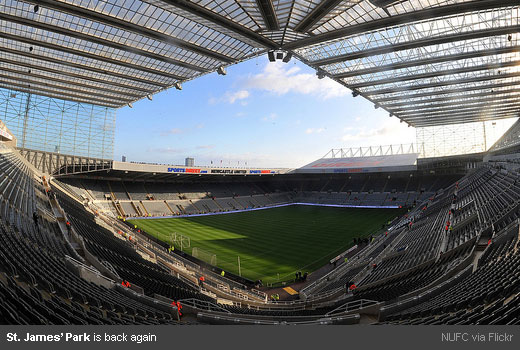 St. James’ Park is back again