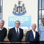 Alan Pardew with Derek Llambias, Errol Damelin and King Shola Alan Pardew with Derek Llambias, Errol Damelin and King Shola