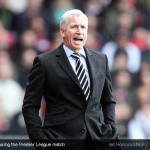 Alan Pardew during the Premier League match