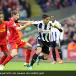 Hatem Ben Arfa perfect cross creates Newcastle’s goal