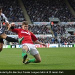 Hatem Ben Arfa during the Barclays Premier League match at St James Park Hatem Ben Arfa during the Barclays Premier League match at St James Park