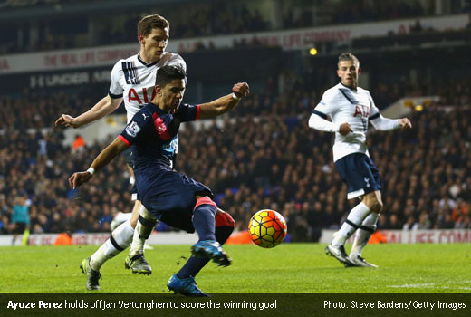 Ayoze vs Spurs 13122015